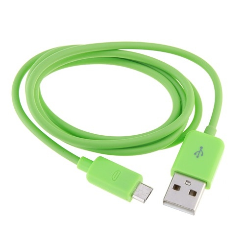 Кабель USB - micro USB Human Friends Super Link Rainbow M Green, 1 м