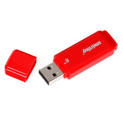 USB2.0 FlashDrives 8Gb Smart Buy  Dock Red