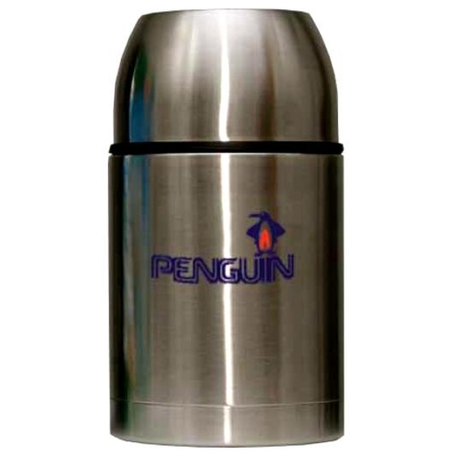 Термос  из нерж/ст PENGUIN BK-107А 0,5л с широк горлом, универс крышкой, двумя чашк, в подароч упак