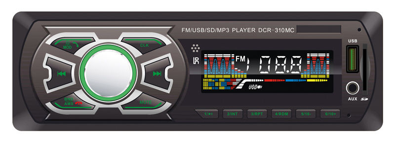 Авто магнитола  Digma DCR-310MC (USB/SD/MMC/AUX MP3 4*45Вт 18FM мультиколор)