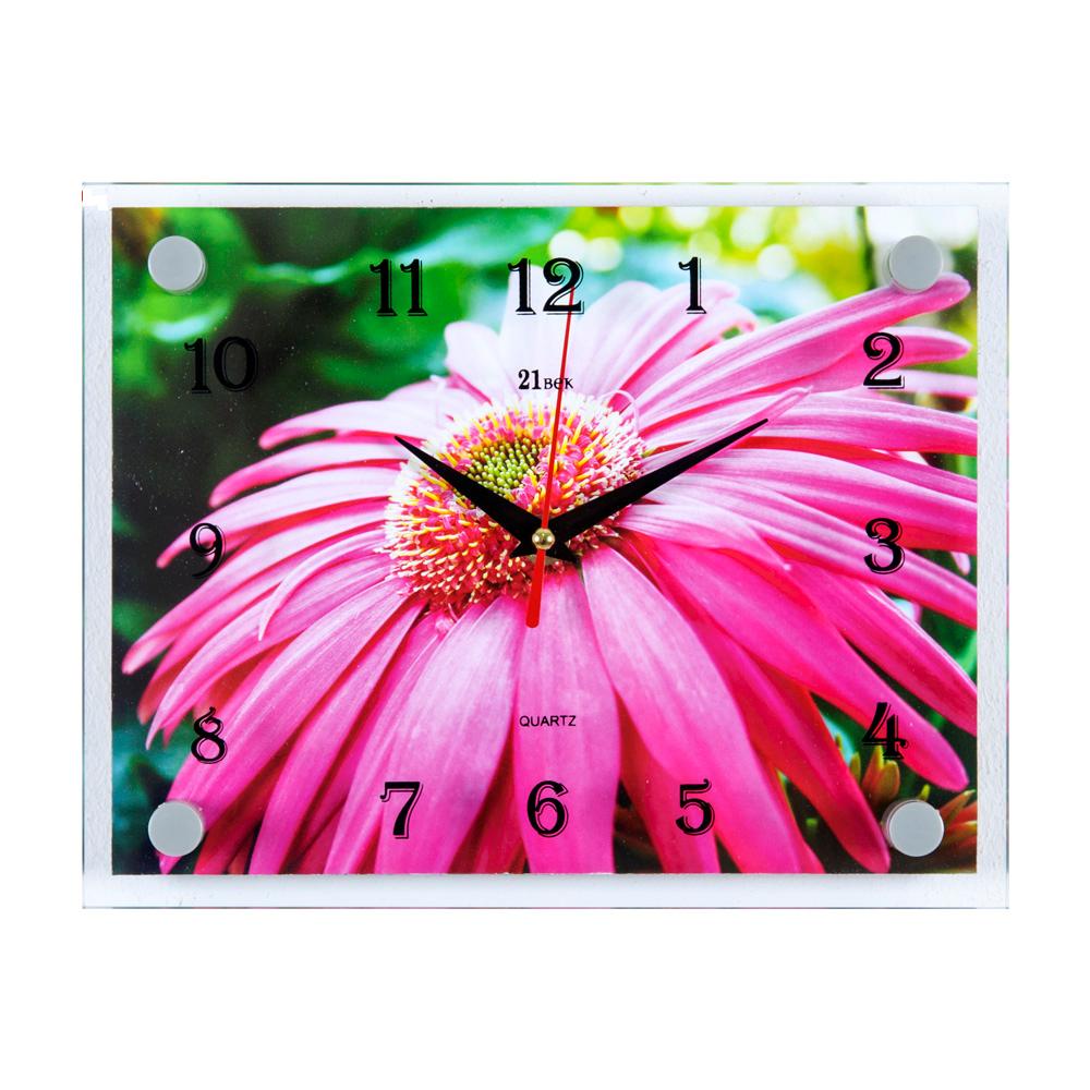 Часы настенные СН 2026 - 109 Цветок прямоуг (20х26)
