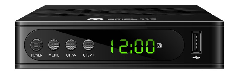 Цифровая TV приставка (DVB-T2) HD Oriel 415D (WiFi, дисплей/HDMI,RCA /пластик /БП 5В . 3.5мм /AC-3)