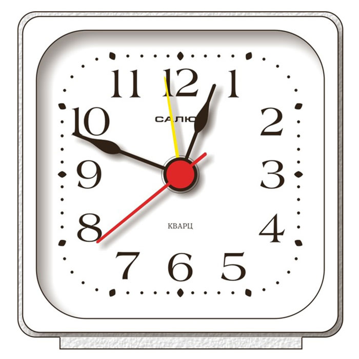 Часы будильник  Салют 3Б-А8-510 (24/уп)