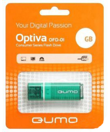 USB2.0 FlashDrives16Gb QUMO Optiva 01 Green зеленый
