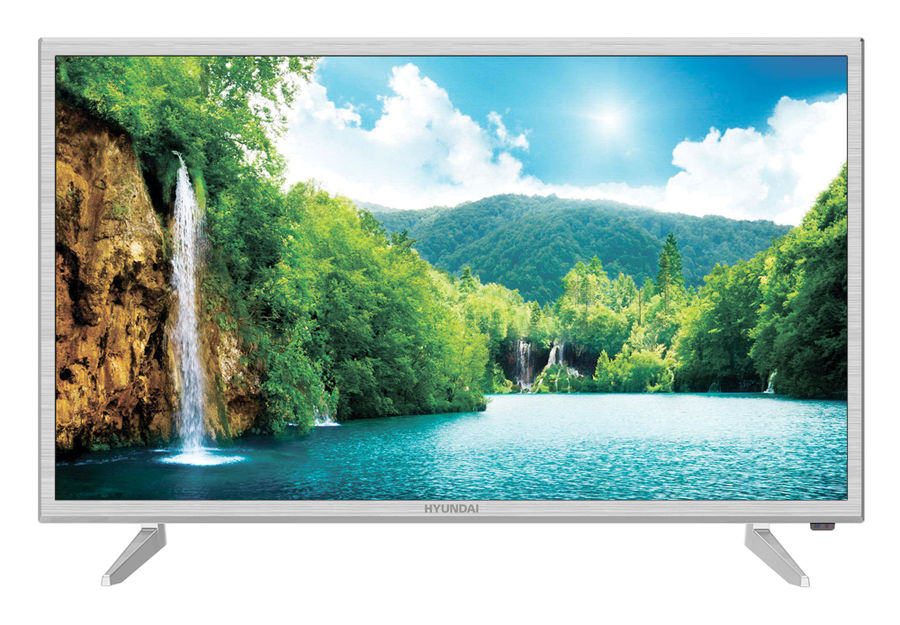 LCD телевизор  Hyundai 32" H-LED32R427ST2 серебрист HD READY DVB-T2/C USB (RUS)