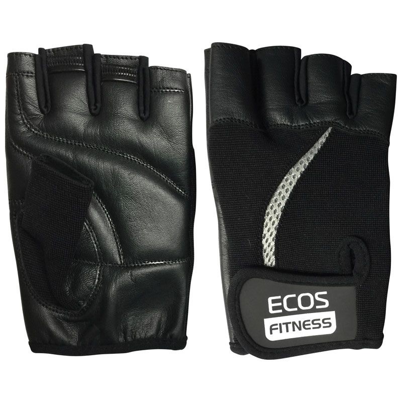 Перчатки для фитнеса ECOS 2114-BLM, цвет: черный, размер: М