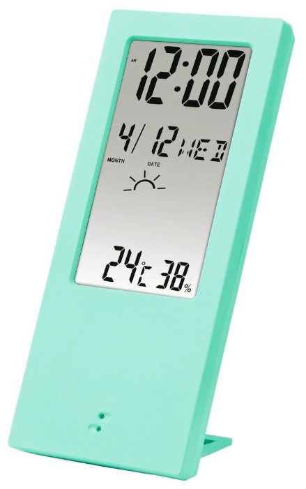 Метеостанция Hama TH-140 мятный термометр/гигрометр/часы/календарь