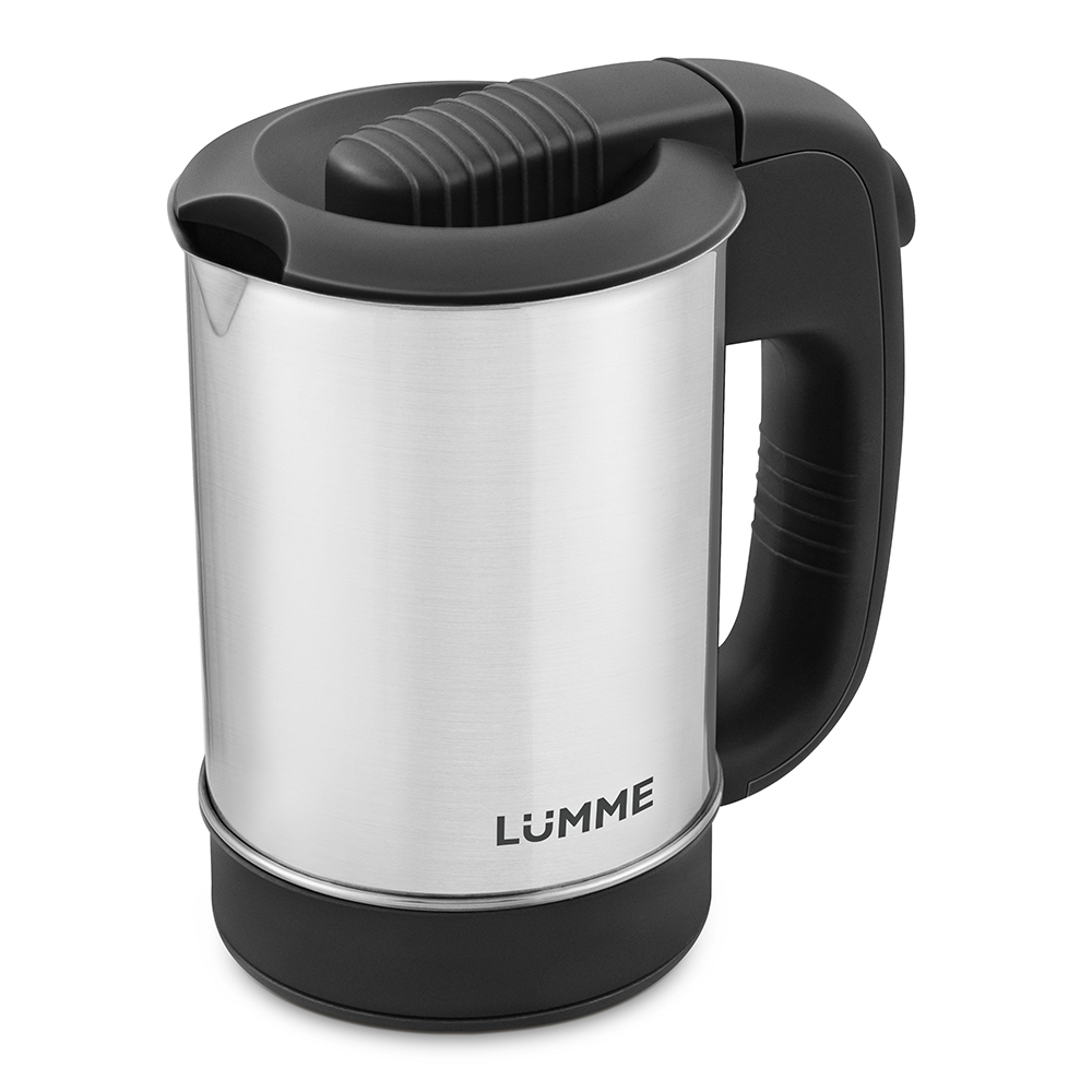 Чайник LUMME LU-155 чёрный жемчуг, нерж, (0,7кВт, 0,5л) 12/уп