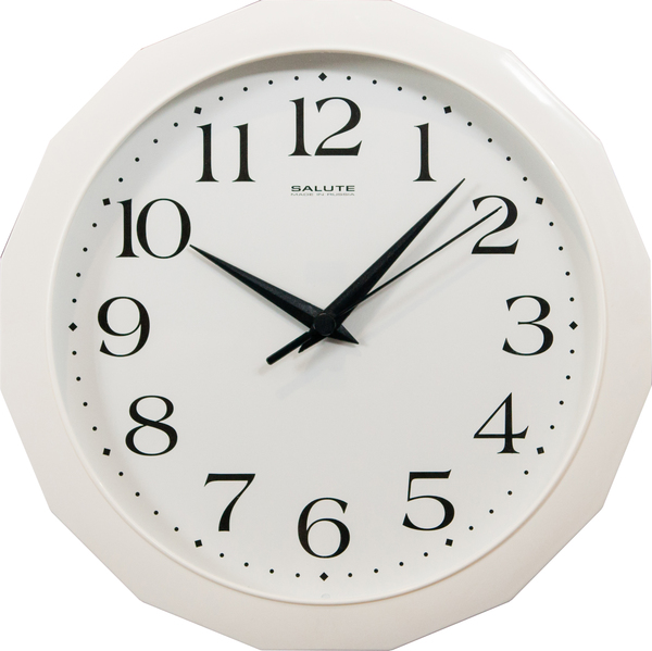 Часы настенные  Салют 28х28  П - Г7 - 015 кругл пластик (10/уп)
