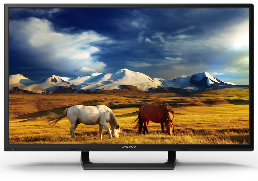 LCD телевизор  DAEWOO  L32S650VHE черн (32" LED 1366*768, ц DVB-T/C/T2, S/PDIF, USB, 2*6Вт, 2*HDMI)