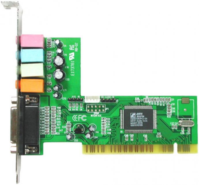 Звуковая карта PCI C-media 8738 4 channel (14871 CMI 8738SX) Упаковка стрейч пленка!
