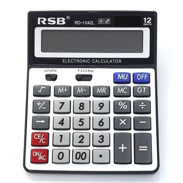 Калькулятор RSB RD-1042L (12 разр.) 20х16 см, настольный