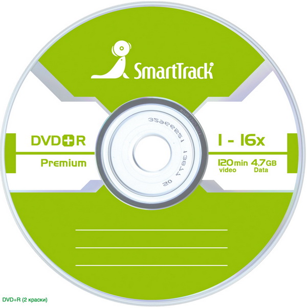 диск SMART TRACK DVD+R 4,7Gb 16x SP (50)