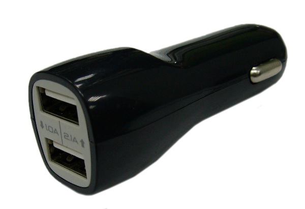 Переходник авто прикуривателя на 2 гнезда USB TDS TS-CAU06 (AV-322) (1000mA,5V)