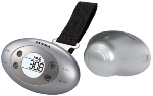 Безмен электронный SUPRA BSS-1000 (до 50кг/1г, часы, будильник, термометр)