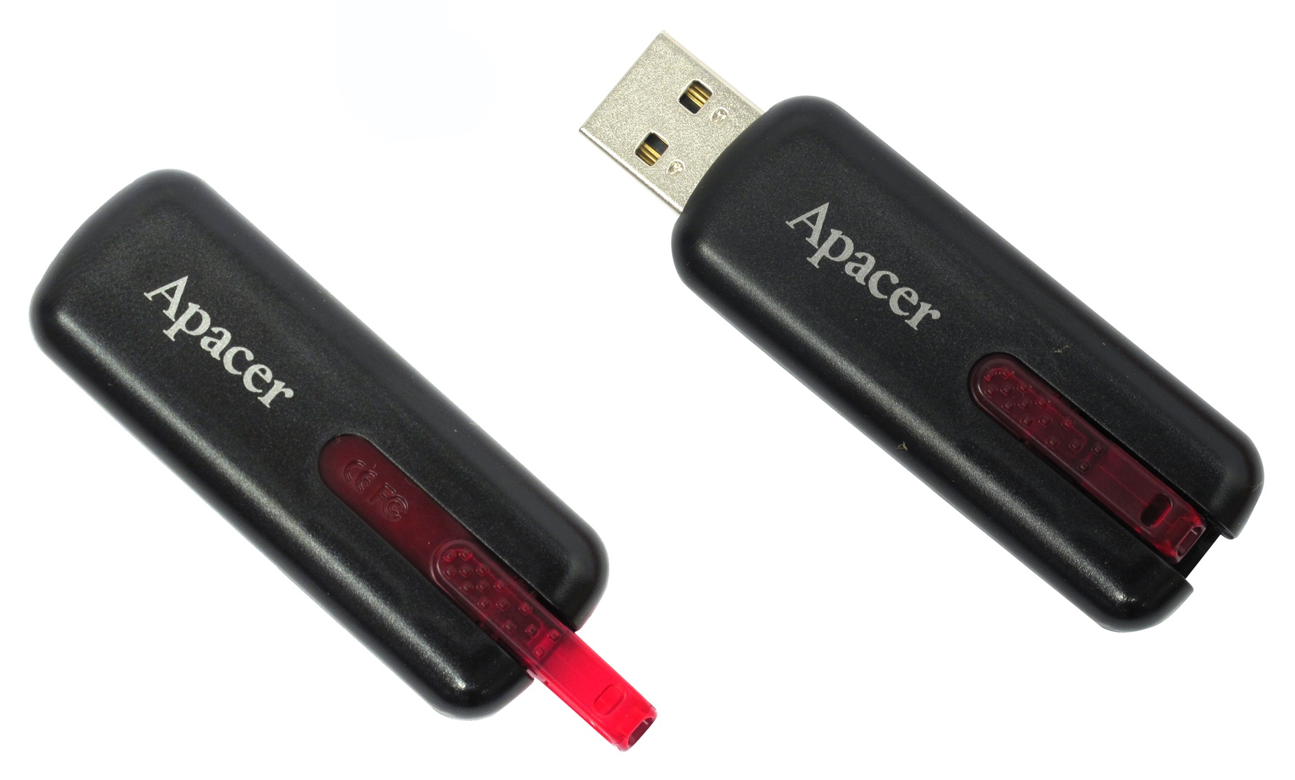 USB2.0 FlashDrives64 Gb Apacer AH326 black