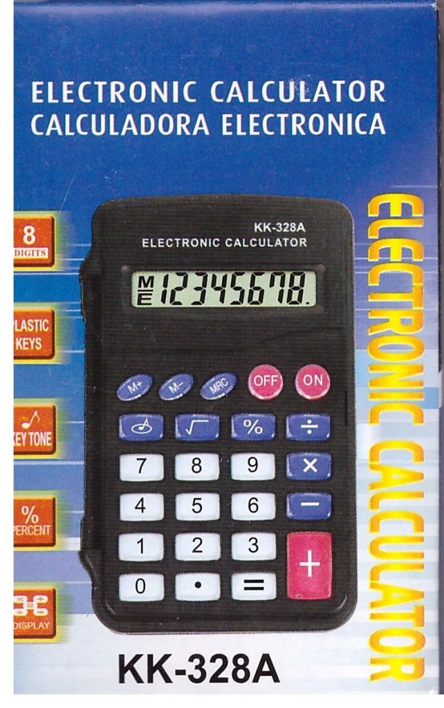 калькулятор Kenko KK-328A карманный (8разр., 6х10см)