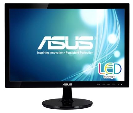 Monitor  Asus 18.5" VS197DE черный TN+film LED 5ms 16:9 Mat 200cd