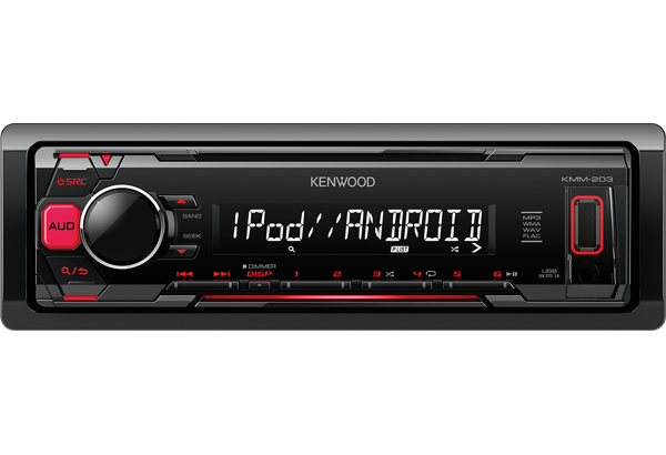 Авто магнитола  KENWOOD KMM-203  (MP3/WMA)