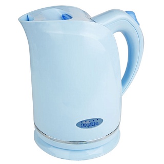 Чайник DELTA DL-1062 голубой 2200 Вт, 2 л, закрытый нагрев. эл., световой индикат (8/уп)