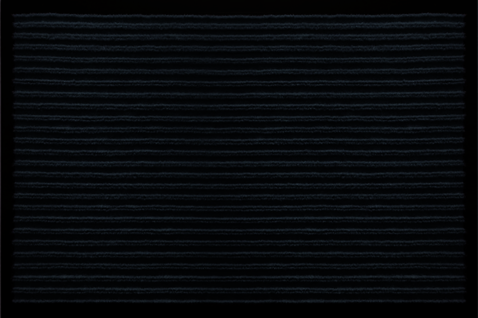 Коврик SUNSTEP влаговпитывающий "Ребристый"  90х150 см, чёрный