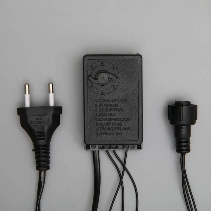 Контроллер уличный с памятью для гирлянд УМС, до 1000 LED, 220V, Н.Т. 3W, 8 режимов 2361737