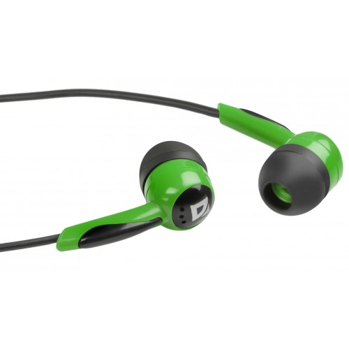 наушн Defender Basic-604 Green Для MP3, кабель 1,1 м