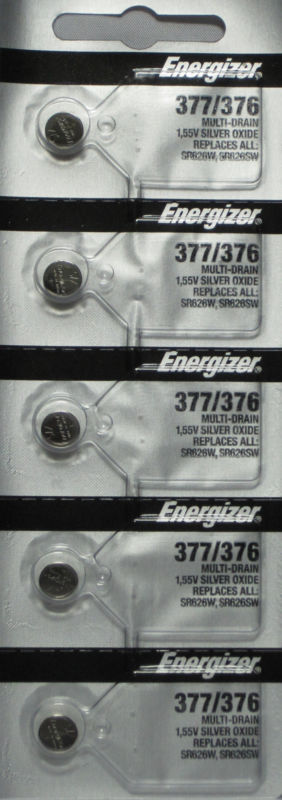 Бат G 4 377A   Energizer  Silver Oxide 377  SR626SW(10шт)