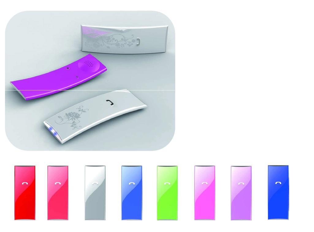 Bluetooth-трубка QUMO REPLY  пурпурный, ультратонкая, до 10м, Bluetooth: 2.1 и выше.