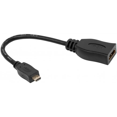 Кабель HDMI08- microHDMI (M)/HDMI (F) 8 см DEFENDER для подключения планшетов к TV