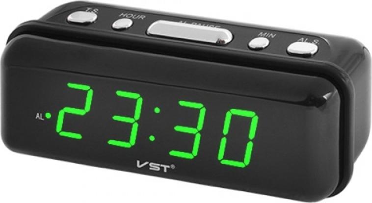 часы настольные VST-738/4 (ярко-зеленый, 220V)