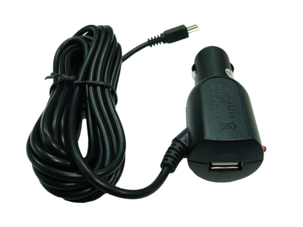 Шнур питания в прикуриватель mini USB TDS TS-CAU31 (AV-1026) (3м, 2000mA, гнездо USB)