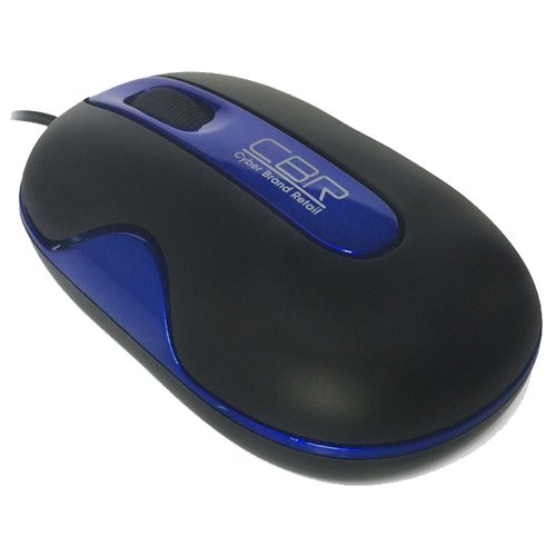 Мышь CBR CM 200 Blue, оптика, 1200dpi, slim-корпус, мини, USB