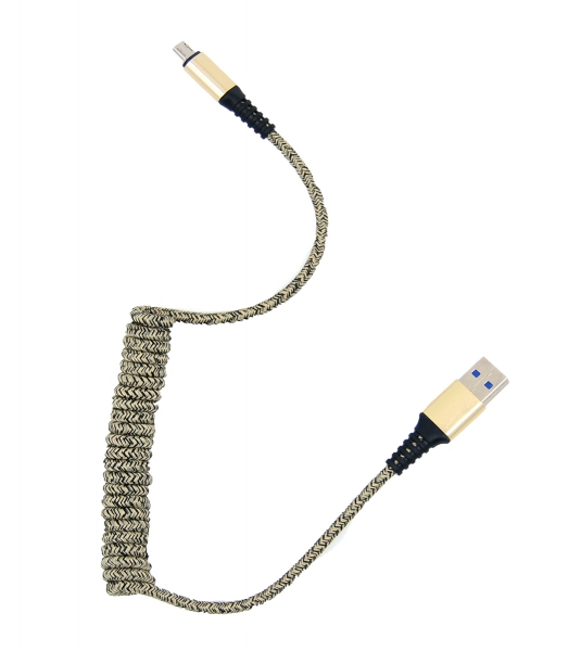 Кабель USB - micro USB Орбита OT-SMM23 (KM-137) витой 2A,1м