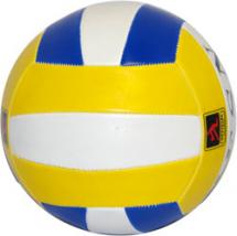 Мяч волейбольный (№5, 2 цвет., машин. строчка, ПВХ)