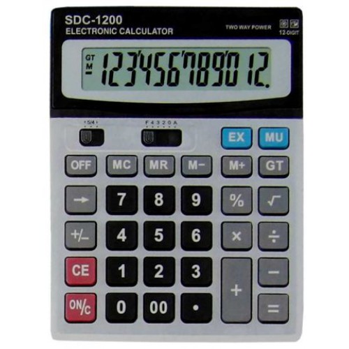 калькулятор  DM-1200V (12 разрядов, настольный)