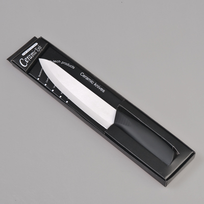 Нож кухон.керамический ZS 2379-7 белый (лезвие 18,5 см)