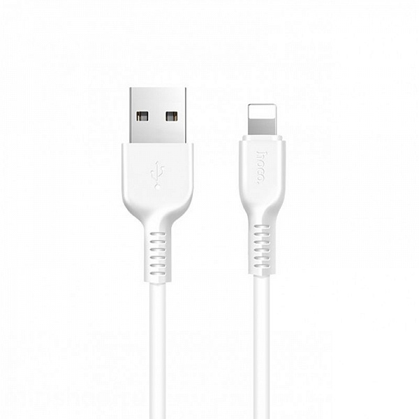 Кабель USB - 8pin HOCO X13 Белый (2,4А, для iPhone5/6/7) 1м