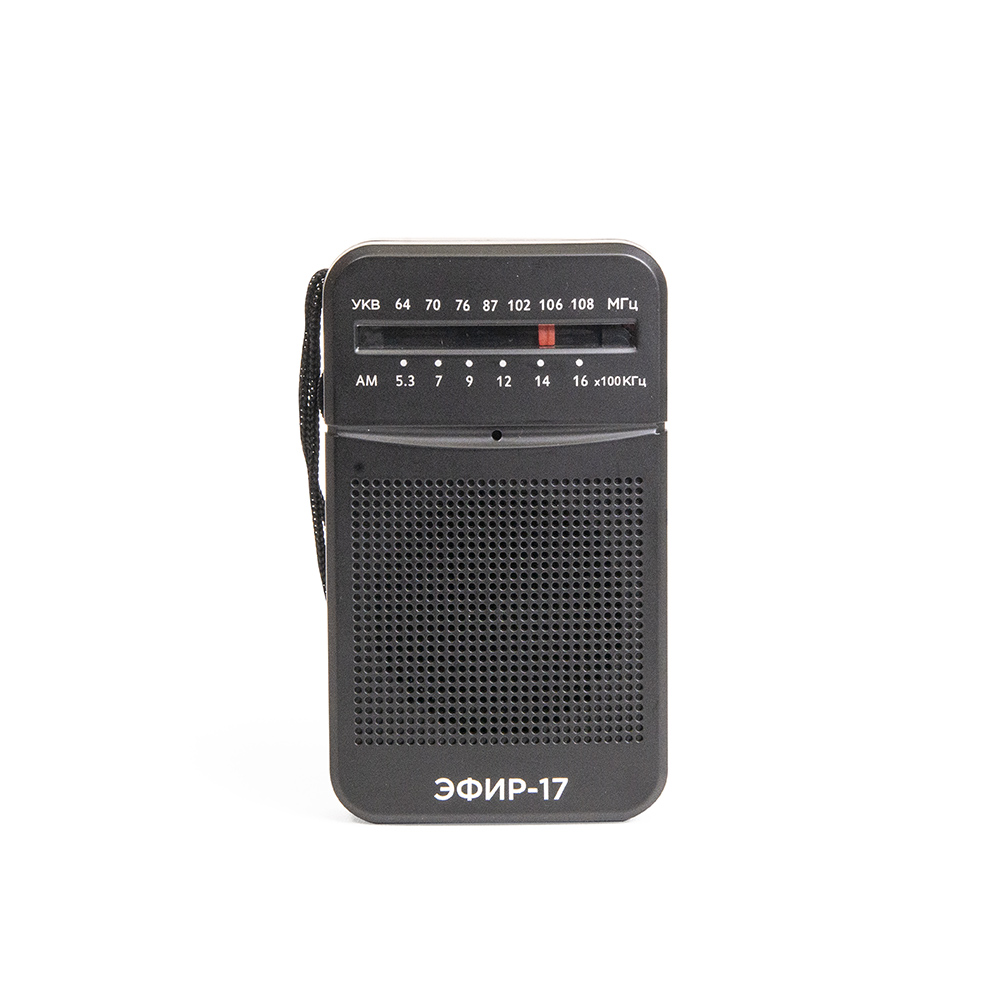 радиопр "ЭФИР - 17 УКВ 64-108МГц, СВ 530-1600КГц, КВ, бат. 2*AA