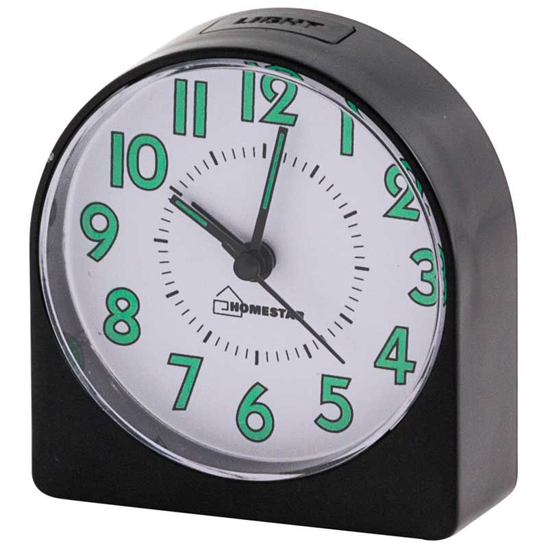 Часы будильник HOMESTAR HC-05 черный,.р.9,6*4*10,2 см