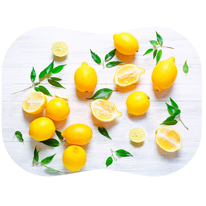 Разделочный мат ПП 30х40 см Лимоны