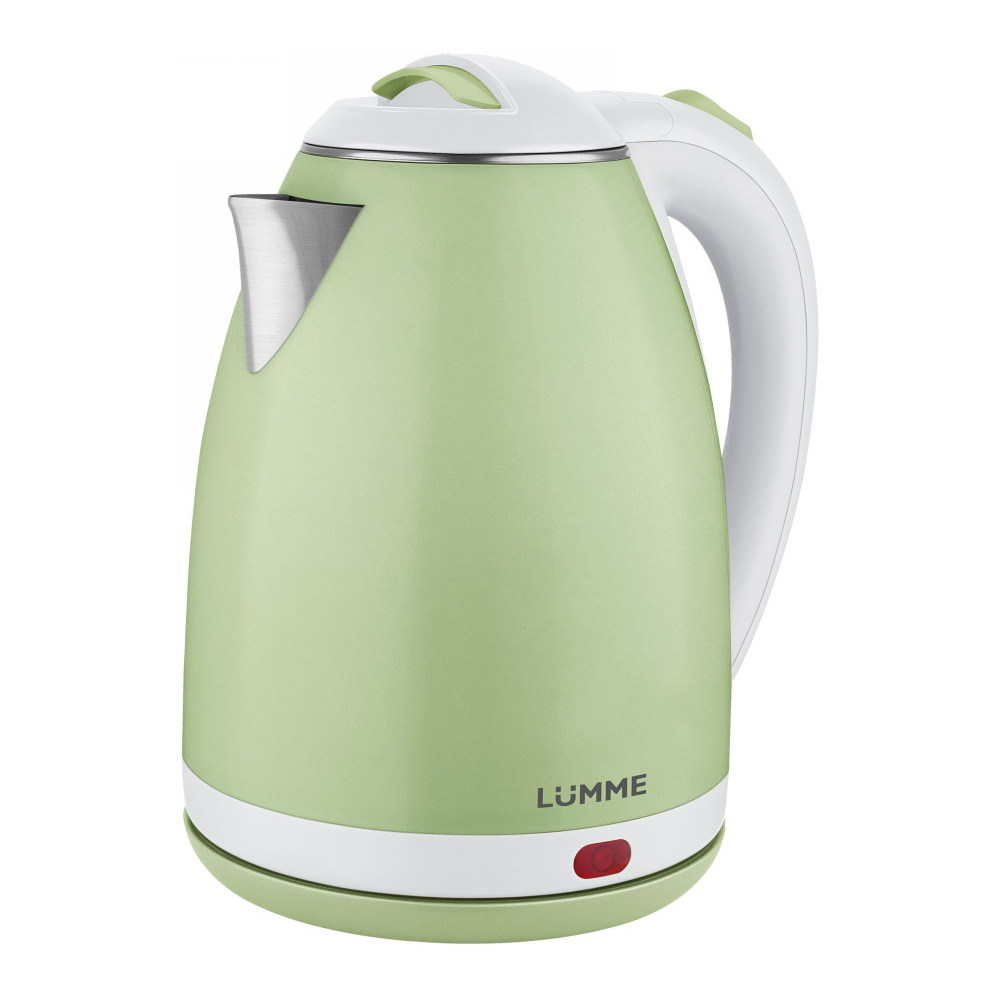 Чайник LUMME LU-145 зеленый нефрит (1,8кВт, 2л, двойная стенка нерж и пластик) 12/уп
