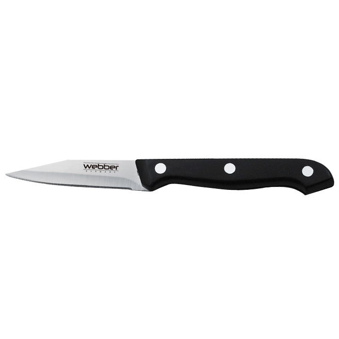 Нож Webber BE-2239E дл.лезвия 9см, для овощей, нерж.сталь, блистер