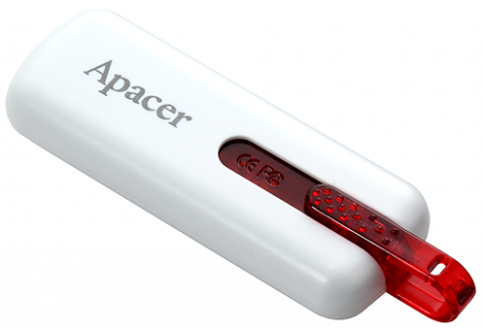 USB2.0 FlashDrives32 Gb Apacer AH326 White