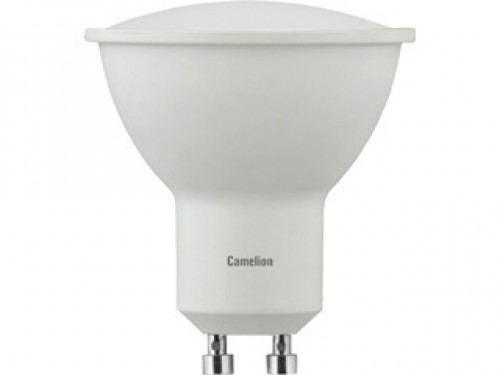 Эл. лампа светодиодная Camelion LED-GU10-7W-/830/GU10(7Вт 220В, аналог Вт) уп.1/10/100