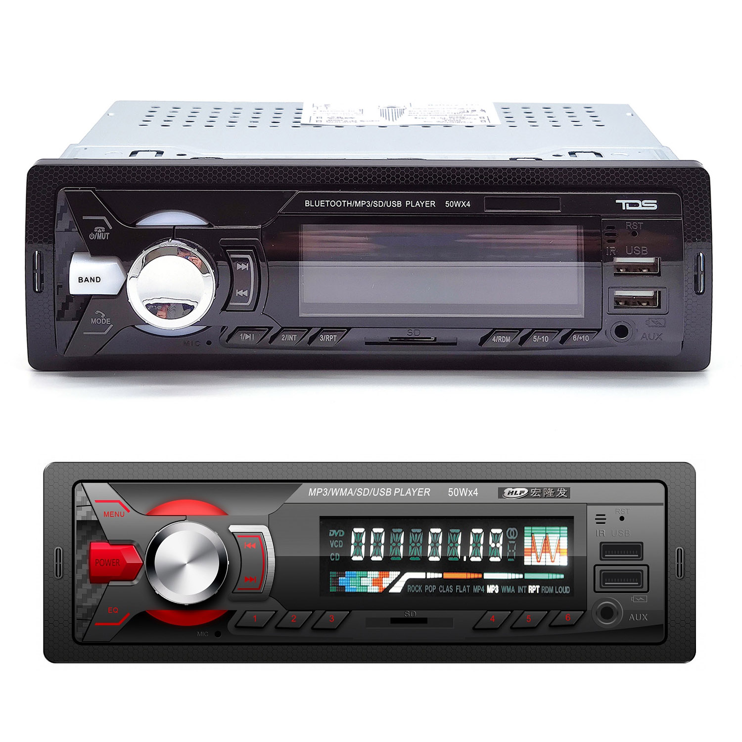 Авто магнитола  TDS TS-CAM04 (CR04) (MP3  радио,USB,TF,bluetooth)