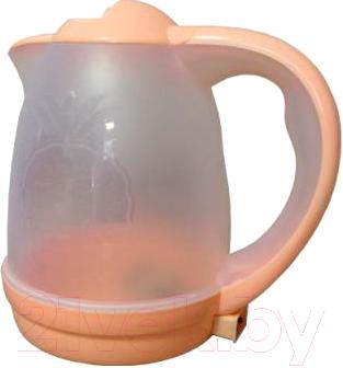 Чайник IRIT IR-1118 розовый (1,8 л) 600 Вт, бесшумное кипячение, без автовыкл