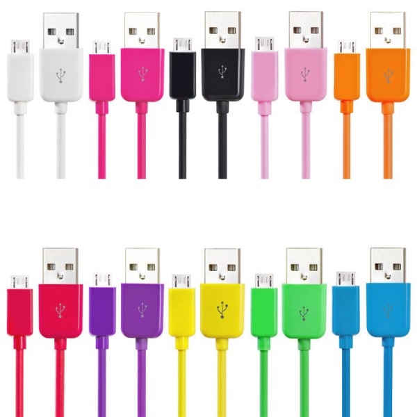 Кабель USB - micro USB Орбита BS-424 цветные 1м, 10шт/уп