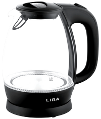 Чайник LIRA LR 0120 (диск, стеклянный корпус, объем 2л, 1800Вт)/уп.6шт.