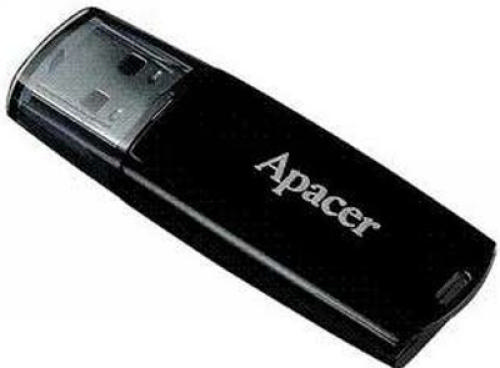 USB2.0 FlashDrives16 Gb Apacer AH322 Black